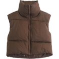 thumbnail image 1 of ORUYROP Gilet Court d'Hiver pour Femmes, Léger, Sans Manches, Chaud, Rembourré, 1 of 7