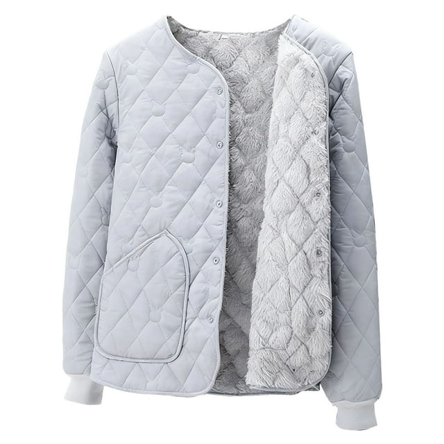 Lovzfmll Veste Décontractée pour Femmes, Style à Capuche à Manches Longues Coloré Gris, TG