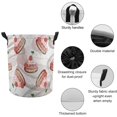 ANYWAY.GO Waterproof Foldable Laundry Hamper Pattern Packaging Cherry