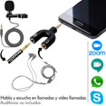 thumbnail image 2 of Micrófono Solapa Lavalier WIAR Universal para celular Android y iPhone 3.5mts, 2 of 6