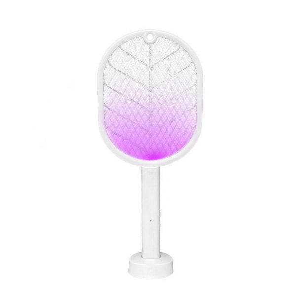 Matamoscas eléctrico con descarga eléctrica, matamoscas de doble propósito, matamoscas USB, recargable, lámpara para mosquitos dos en uno para el hogar