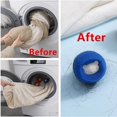 thumbnail image 3 of Pet Hair Remover Reusable Ball Wool Sticker Cat Hair Remover Pet Fur Lint Catcher Cleaning Tools Laundry Washing Machine Filter ShopWise Round, 3 of 12