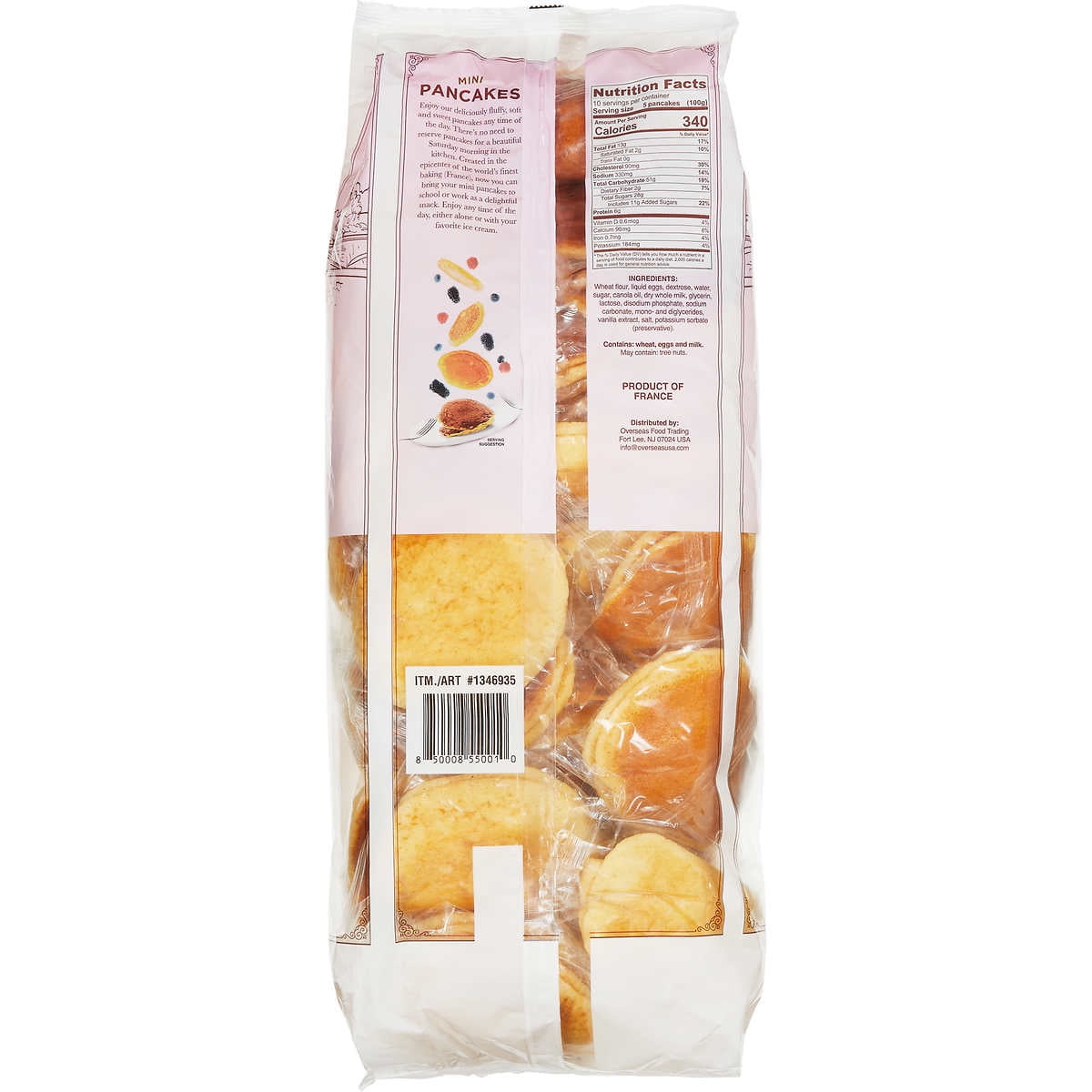 Lemarie Patissier Mini Pancakes 2.2 Pounds (25 Count)