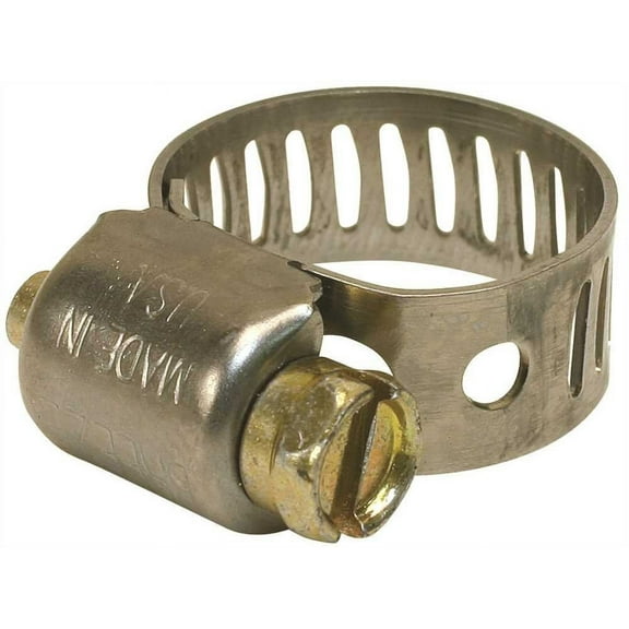 Breeze Power-Seal Stainless Steel Hose Clamp, Worm-Drive, SAE Size 32, 1-9/16" to 2-1/2" Dia, 1/2" Wd. (Pack of 10)