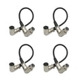 thumbnail image 1 of Xuanheng 4Pieces 3Pin XLR 90 Degrés Femelle à Câble Mâle Rallonge pour Audio, 1 of 7