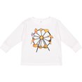 thumbnail image 3 of Inktastic Ferris Wheel with Snacks Boys or Girls Long Sleeve Toddler T-Shirt, 3 of 5