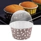 thumbnail image 3 of 100 moldes de papel para cupcakes, moldes redondos para hornear pasteles, moldes para muffins con tapa, color café, 3 of 9