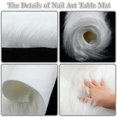 thumbnail image 4 of 2 Pieces Soft Fur Nail Mat Plush Nail Art Table Mat Washable Soft Fur Background Photo Tool Manicure Practice Cushion Foldable Hand Rest Pad for Woman Girls Nail Art, 4 of 7