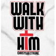 thumbnail image 2 of Walk With Him Jesus Christ Faith Sweatshirt for Men or Women Brisco Brands S, 2 of 6