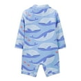 thumbnail image 4 of Carter's Child of Mine Rash Guard One-Piece Swimsuit (Boy’s, Sizes 0/3-18M), 4 of 5