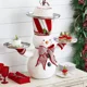 thumbnail image 1 of Estatuas De Muñeco De Nieve De Resina Con Soporte Para Bande, 1 of 3