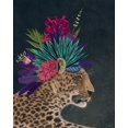 thumbnail image 2 of Fab Funky  12x14 White Modern Wood Framed Museum Art Print Titled - Hot House Leopard 1, 2 of 4