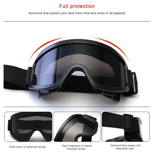 WIFORNT Ski Glasses Anti-fog Dustproof UV Protection Polarized Snow  Sunglasses for Men Women Outdoor Snowboard Motorcycle