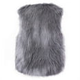 thumbnail image 2 of Ofreoo Womens Winter Coats Sleeveless Faux Vest with Stand Collar ,Fur Jackets,Holiday,Wedding,Party Christmas Gift, 2 of 2