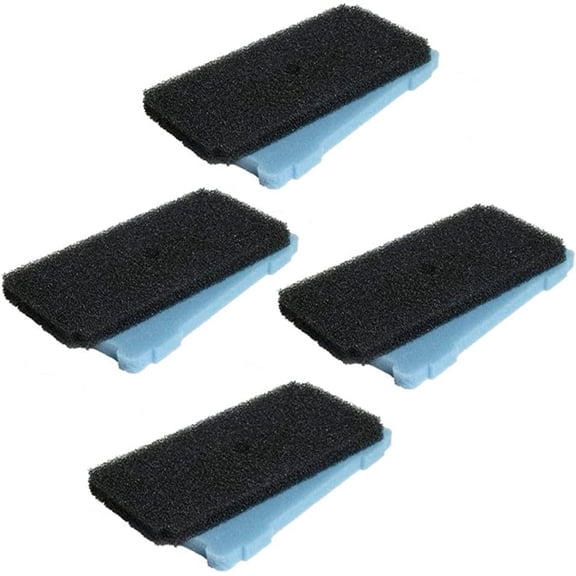 HQRP 4-Pack Coarse and Fine Pre-Filter Pads for Sunterra 320106 337106 Pump Pre-Filter Box, Blue and Black Filters Replacement