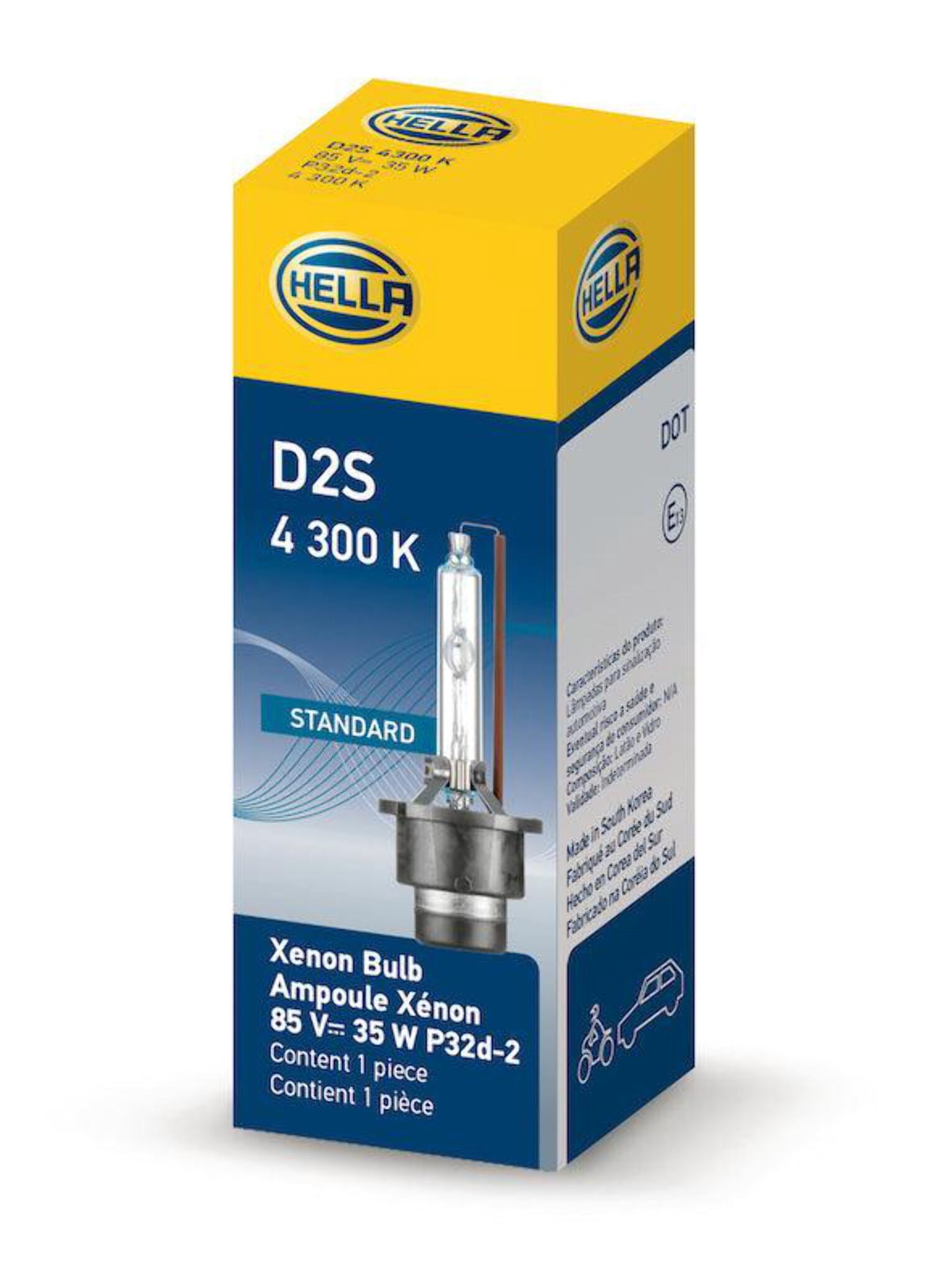 Philips, D2S HID Xenon bulb, 85122X2, OEM Replacement - Walmart.com