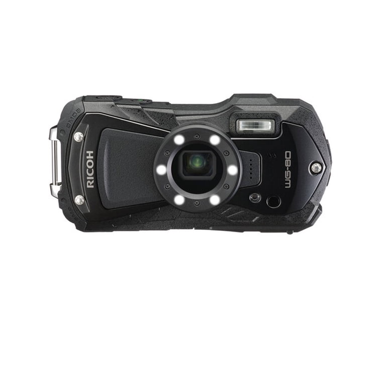 Ricoh WG-80 Waterproof Digital Camera, 2.7