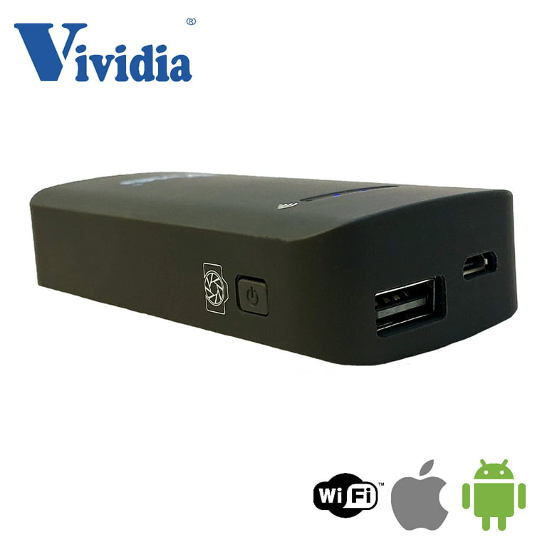 Vividia W03 WiFi AirBox USB to WiFi Converter with Battery for iOS for USB Digital Borescopes and Microscopes - Walmart.com