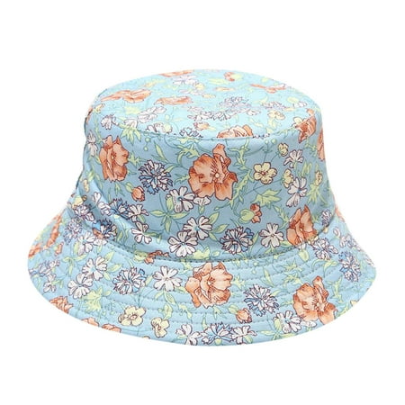 

Heiheiup Unisex Fisherman Men Bucket Outing Floral Caps Sun Women Hat Hat Two-sided Baseball Caps Wide Brimmed Hat