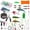 Lures Kit, variant on 383Pcs Fishing Lures Tackle Box Bass Fishing Kit Including Animated Lure Crankbaits Spinnerbaits Soft Plastic Worms for Saltwater & Freshwater Fishing Gear