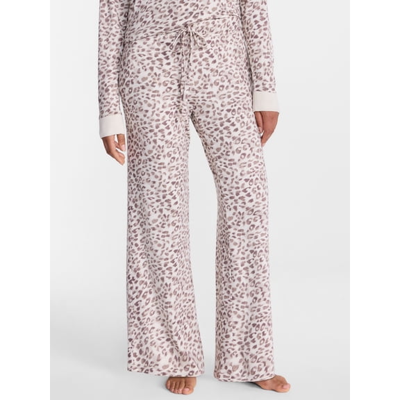 Joyspun Women's Cozy Lounge Collection Hacci Knit Sleep Pants, Sizes XS-3X