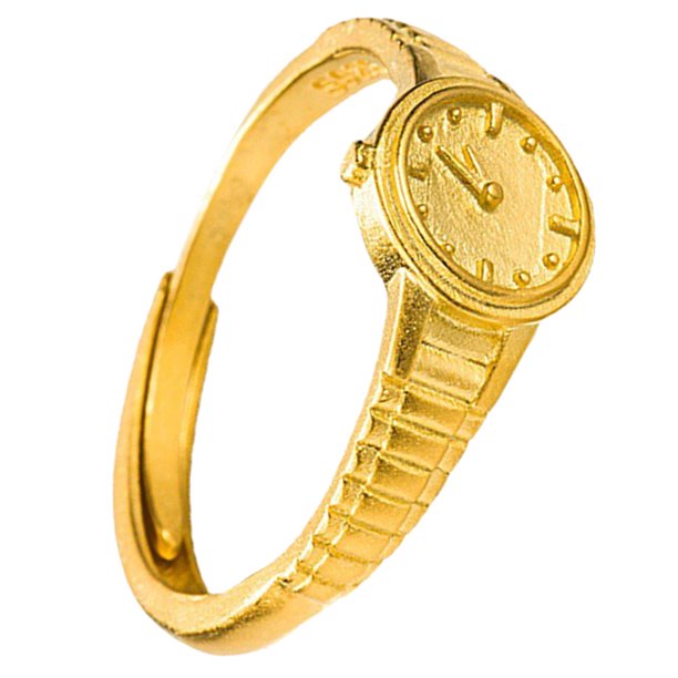 unbranded Anillo Para Mujer Dorado Ajustable De Metal Con Estilo Y Moderno Para Cualquier Ocasión