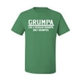 thumbnail image 2 of Wild Bobby,Grumpa Like A Regular Grandpa Only Grumpier, Father's Day, Men Graphic Tees, Kelly, 3XL, 2 of 3
