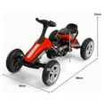 thumbnail image 2 of Kids Go Kart, 4-Wheel Pedal Powered Ride On Racer Car for Kids, Boys, Girls, Aged 3-8, 2 of 5