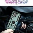 thumbnail image 3 of Designed for Motorola Moto G 5G (2024) Case, Military Grade Protective Phone Case Cover with Enhanced Metal Ring Kickstand [Support Magnet Car Mount] for Moto G 5G (2024), Darkgreen, 3 of 7