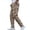#Khaki, variant on DPTALR Men's Fashion Casual Plaid Lace-up Elastic Pencil Pants Outdoor Style,Khaki,Big and Tall Men S