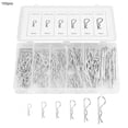 thumbnail image 2 of Tractor Hair Clip, 150 Pcs R Type  Card Hairpin Latch  Cotter Pin B Type Pin Lock Pin Carbon High Strength Steel, Cotter Pins, 2 of 8