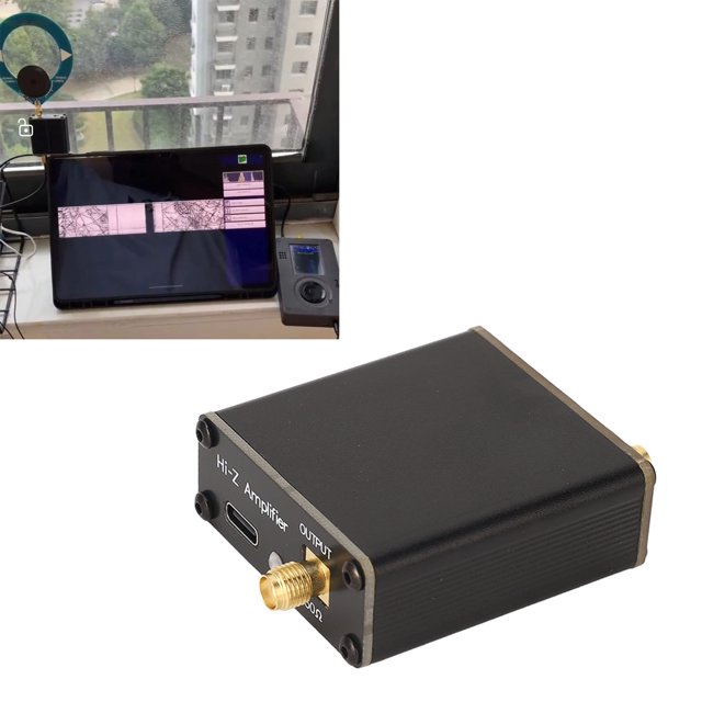 Convertidor De Alta Y Baja Impedancia, Amplificador De Intercomunicación Ancho De Banda De 300 MHz Pérdida De Energía De Señal Baja Entrada De 1 Miliohm Salida De 50 Ohmios