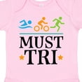 thumbnail image 4 of Inktastic Triathlon Sports Quote Must Tri Boys or Girls Baby Bodysuit, 4 of 5