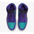 thumbnail image 4 of Ni - ke Ni - ke Air Jordan 1 Mid “Black Grape” Concord Emerald BQ6472-502 - Women’s 6, 4 of 5
