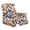 Abstract Floral Print, variant on HELLHERO Leopard Print Design Recliner Cover, Side Pocket Recliner Chair Covers with Washable, 4 Pieces with Pocket Recliner Slipcovers