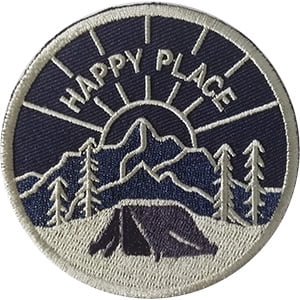 Patch - Outdoors - Happy Place Icon-On p-dsx-4780