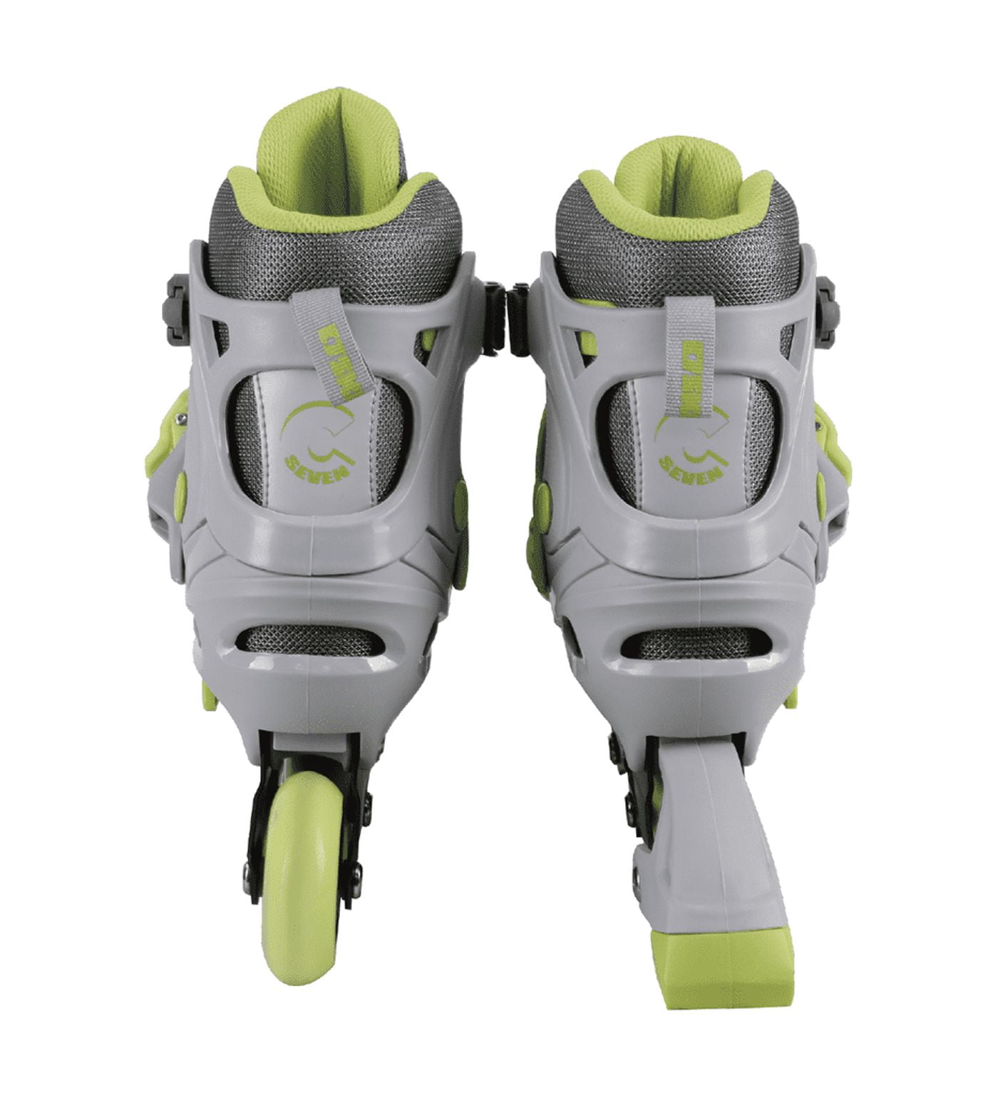 C7skates Adjustable Kids Inline Skates with Light Up Wheels (Flash, Size M)