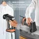 thumbnail image 5 of Vaporizador de hierro Rowenta, portátil, 3 en 1, 1875 W, 210 ml, negro y cobre, 5 of 9