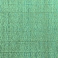 thumbnail image 1 of Ahgly Company Machine Washable Indoor Square Abstract Turquoise Blue Modern Area Rugs, 7' Square, 1 of 4
