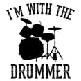 thumbnail image 2 of CafePress - I'm With The Drummer - 11 oz Ceramic Mug - Novelty Coffee Tea Cup, 2 of 4
