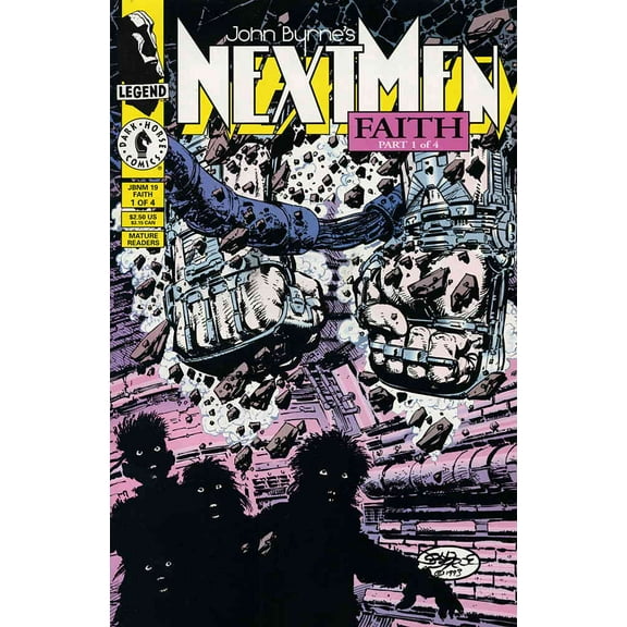 Next Men (John Byrne's ) #19 VF ; Dark Horse Comic Book