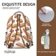 thumbnail image 5 of Stylish Hamburg Print Backpack - Everyday Carry Bag for Students & Professionals, Multiple Pockets & Comfortable Straps for School Work, 5 of 6