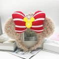 thumbnail image 2 of Diadema de dibujos animados de Disney para niños, Orejas de conejo de felpa, Estrella Dai, diadema expuesta, accesorios para el cabello, 2 of 4
