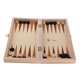 thumbnail image 5 of Juego de ajedrez plegable premium con almacenamiento integrado y piezas redondas adicionales Madera clara, 5 of 9