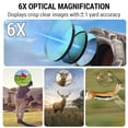 thumbnail image 4 of yeacher Advanced Camouflage Golf Rangefinder with Slope, 6X Magnification, and Multi-Function (Distance, Angle, Height, Speed) for Precision up to 1000M, 4 of 6