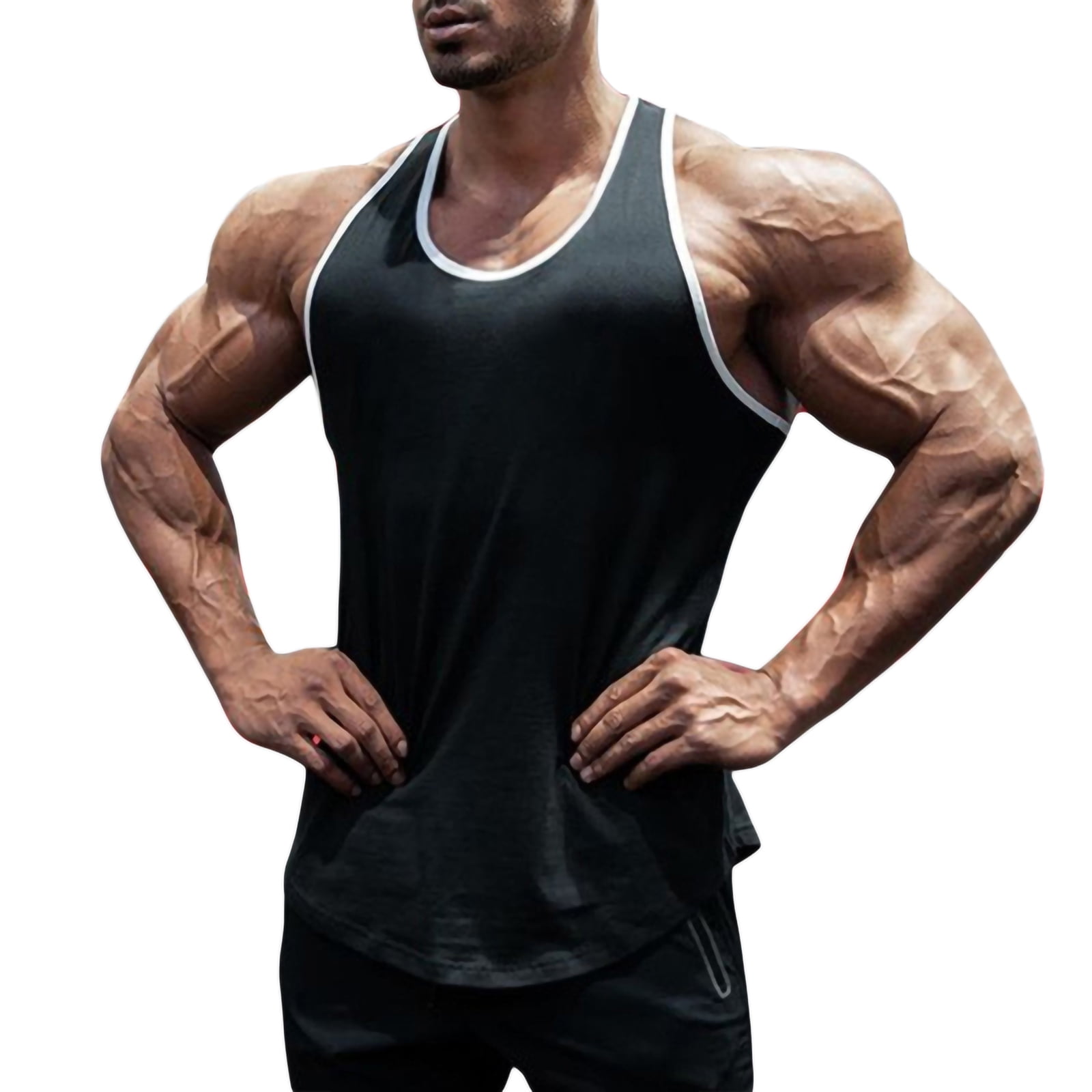 Nevera Men Gyms Bodybuilding Fitness Muscle Sleeveless Stringer T-Shirt Tank Top 