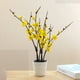 thumbnail image 4 of Rama grande, doble tenedor, flor de ciruelo falsa, flor en maceta, planta de simulación artificial, decoración, flor falsa, 4 of 5
