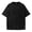 Black, variant on Boys Shirts Distressed Washed Basic Crewneck Tee Casual Blend Top for Kids Black 1 Years-2 Years