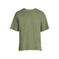 thumbnail image 5 of No Boundaries Mens Oversized Tee with Short Sleeves, 5 of 6