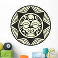 thumbnail image 1 of Polynesian Tribal Tattoo Sun Wall Decal Wallmonkeys Peel and Stick Graphic (48 in H x 48 in W) WM502682, 1 of 4